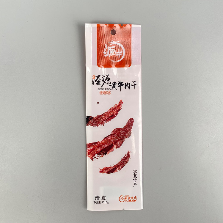 15g牛肉干外袋+亮面塑料復合